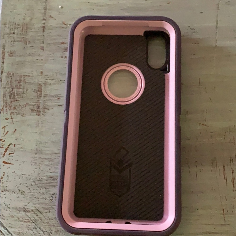 Used Otterbox Case for IPhone X with clip